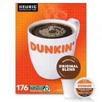 Dunkin Medium Roast Coffee K-Cup Pods 176 Pack