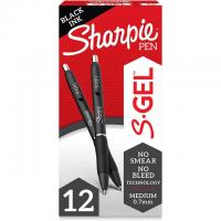 Sharpie S-Gel Pens in Black Ink 12 Count