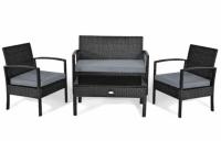 Costway Wicker Patio Conversation Set