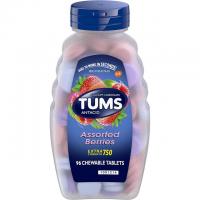 TUMS Strength Antacid Chewable Tablets 96 Pack