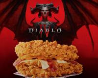 Diablo IV Early Beta Access with KFC Sandwich