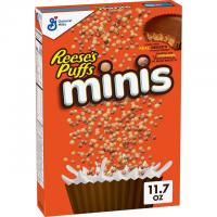 Reeses Mini Chocolate Peanut Butter Puff Breakfast Cereal