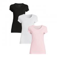 No Boundaries Juniors T-Shirt with Short Sleeves 3 Pack