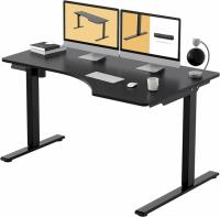 FlexiSpot 55in Seiffen L-shaped Standing Electric Desk