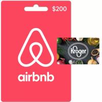 Airbnb Gift Card with a Kroger Gift Card