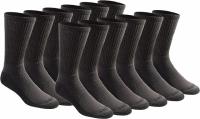 Dickies Mens Dri-tech Moisture Control Crew Socks 12 Pack