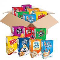 Kelloggs Breakfast Cereal Single Serve Boxes 48 Pack