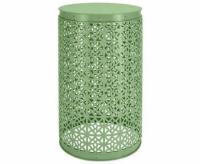 Hampton Bay Metal Outdoor Patio Garden Stool Side Table