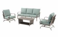 Windemere Aluminum Outdoor 4-Piece Patio Seating Set