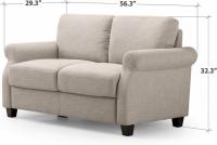 Zinus Josh 56in Loveseat Sofa