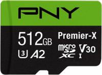 512GB PNY Premier-X Class 10 U3 V30 microSDXC Memory Card