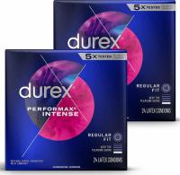 Durex Performax Intense Natural Rubber Latex Condoms 48 Pack