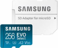 256GB Samsung EVO Select microSDXC U3 A2 V30 Memory Card