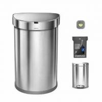 Simplehuman 45L Semi Round Sensor Can with Small Can