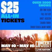 Live Nation Concert Tickets