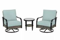 Hampton Bay Windswept Metal Patio Bistro Set