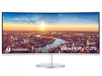 34in Samsung ViewFinity CJ79 WQHD QLED Ultra Wide Curved Monitor