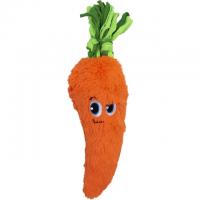 Carrot Plush Squeaky Dog Toy