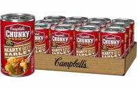Campbells Chunky Hearty Beef and Barley Soup 12 Pack