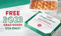 Dozen Krispy Kreme Doughnuts for High School and College Seniors on May 24