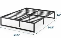Zinus Abel Metal Platform Full Bed Frame