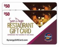 Las Vegas or San Diego Restaurant Two E-Gift Cards