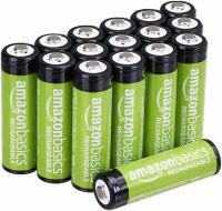 Amazon Basics Rechargeable AA NiMH Batteries 16 Pack
