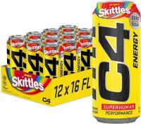 Cellucor C4 Energy Carbonated Zero Sugar Energy Drinks 12 Pack
