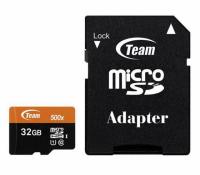 32GB Team microSDHC UHS-I/U1 Class 10 Memory Card