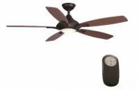 Home Decorators Collection Petersford 52in LED Ceiling Fan