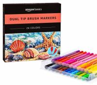 Amazon Basics Dual Tip Art Marker 24 Pack