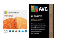 Microsoft 365 Personal Year Subscription with AVG Ultimate