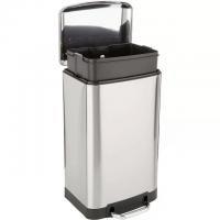 Amazon Basics Smudge Resistant Small Rectangular Trash Can