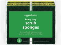 Amazon Basics Heavy Duty Sponges 6 Pack