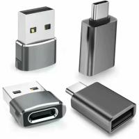 Basesailor USB to USB C Adapter with C Male to Female Charger