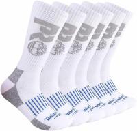 Timberland PRO Mens 6-Pack Crew Socks