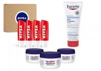 Nivea and Aquaphor and Eucerin Products