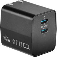35W Insignia Dual Port USB-C Foldable Compact Wall Charger