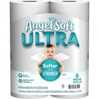 Angel Soft Ultra 2-Ply Toilet Paper Mega Rolls 6 Pack