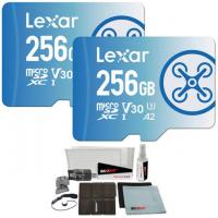 Lexar 256 GB FLY microSDXC UHS-I Memory Cards 2 Pack