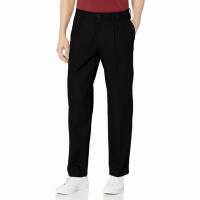 Dockers Men\'s Classic Fit Signature Lux Cotton Stretch Pants-Pleated