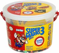Super Mario Bros 3 Perler Craft Bead Bucket Activity Kit