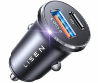 Lisen USB-C 48W Fast Charge Car Charger