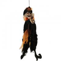 Haunted Hill Farm 5ft Hanging Witch on a Broom