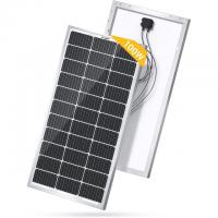 BougeRV 100W 12V 9BB Mono Solar Panel