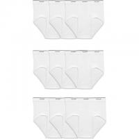 Fruit of the Loom Mens Tag-Free Cotton Briefs 9 Pack