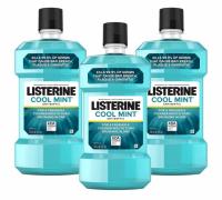 Listerine Antiseptic Mouthwash Cool Mint 3 Pack