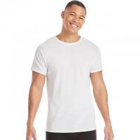 Hanes Mens Cotton Moisture-Wicking Crew Tee Undershirts