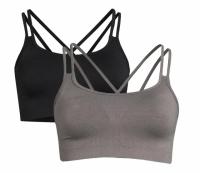 Ryka Women's Strappy Back Sports Bras 2 Pack