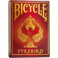Bicycle Fyrebird Playing Cards Red
